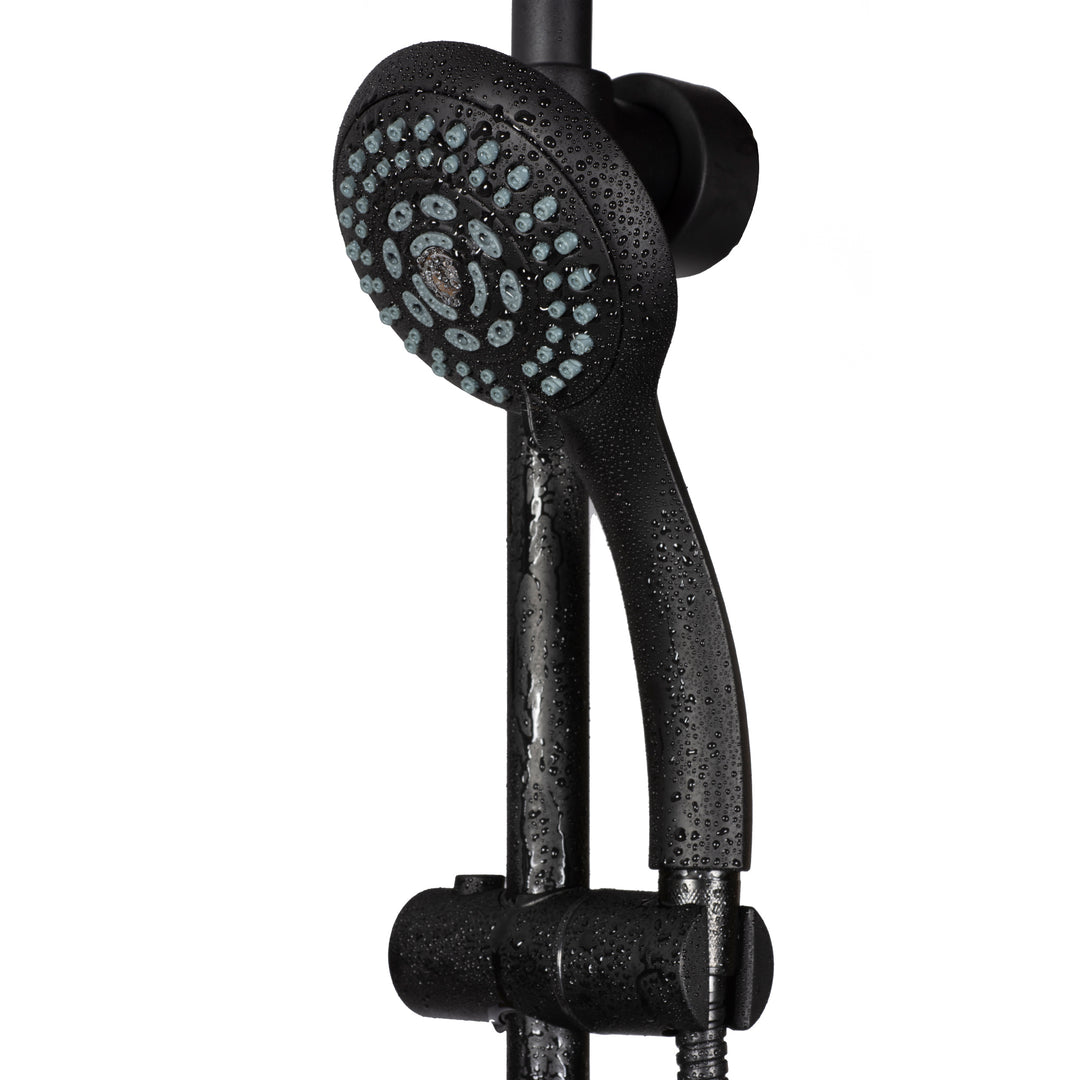 PULSE ShowerSpas Lanikai ShowerSpa Matte Black Shower System (1028-MB-1.8GPM)