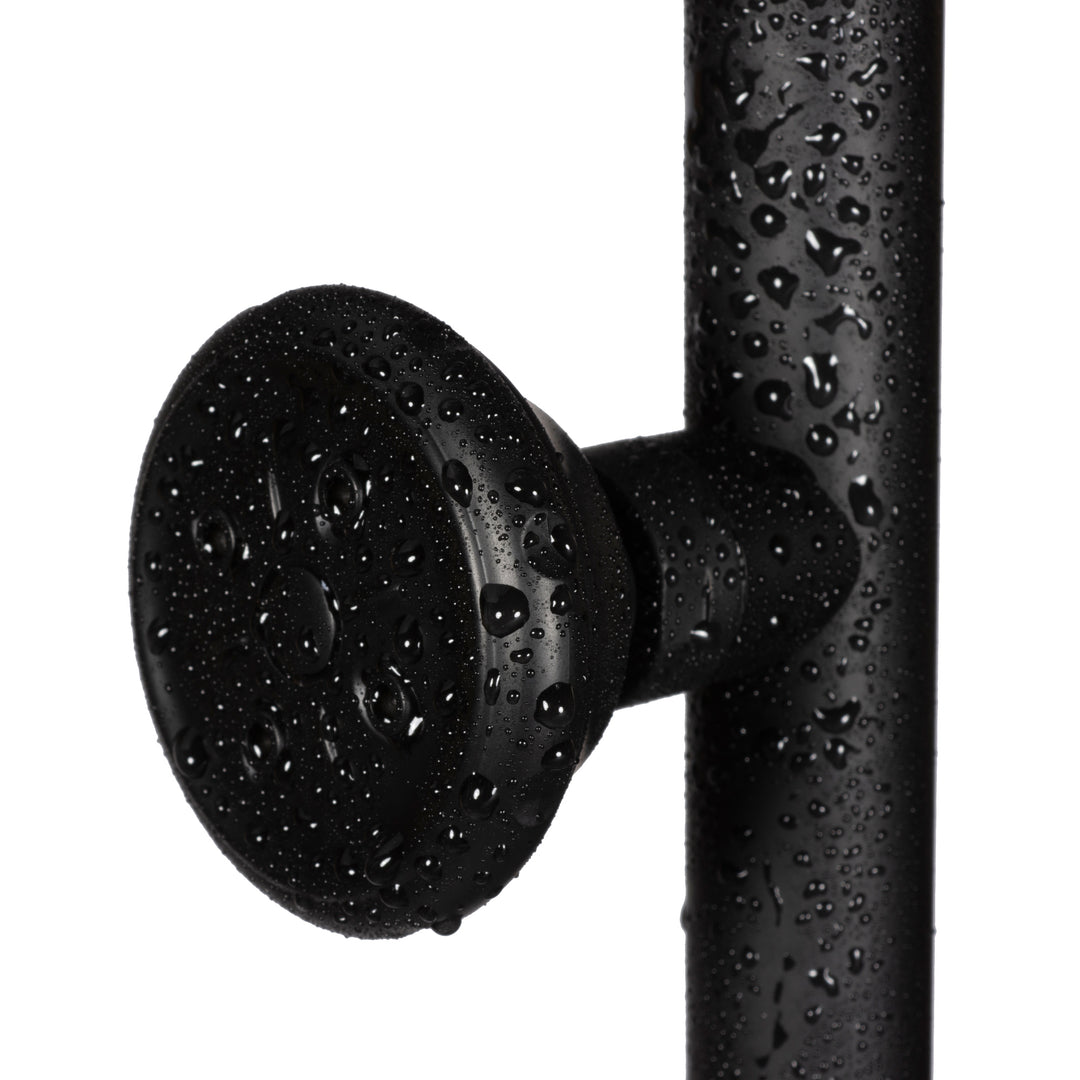 PULSE ShowerSpas Lanikai ShowerSpa Matte Black Shower System (1028-MB-1.8GPM)