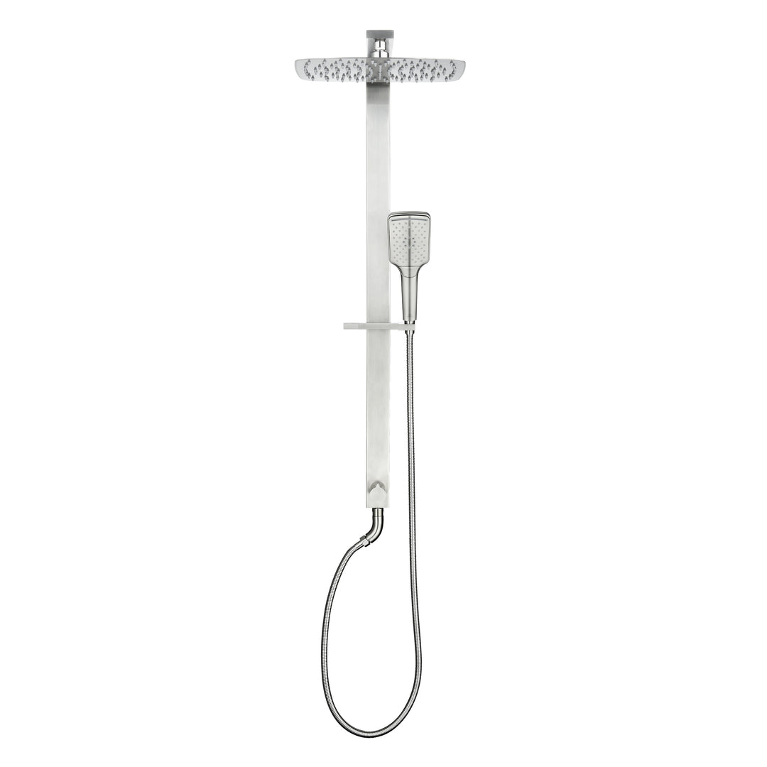 PULSE ShowerSpas Monte Carlo Brushed-Nickel Shower System (7004-BN-1.8GPM)