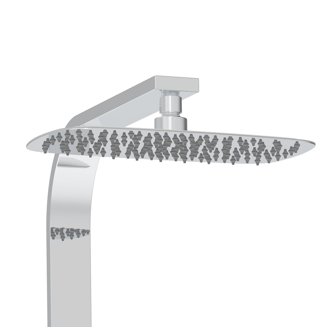 PULSE ShowerSpas Monte Carlo Chrome Shower System (7004-CH)