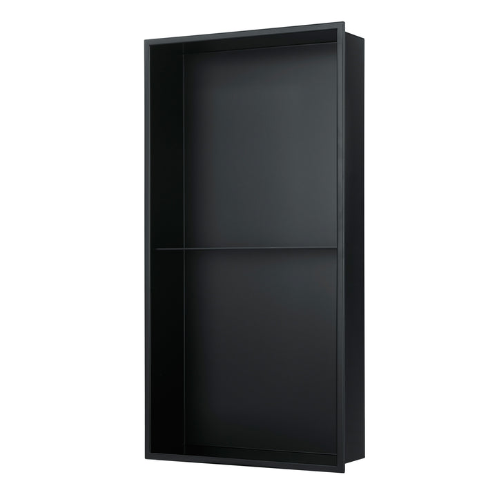 PULSE ShowerSpas Niche in Matte Black (NI-1224V-MB)