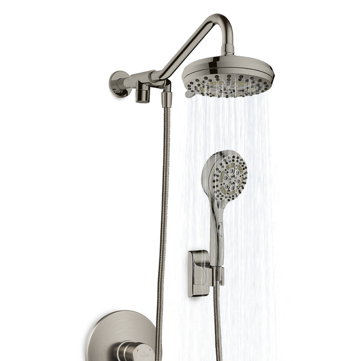 PULSE ShowerSpas Oasis Brushed Nickel Shower System (1053-BN)