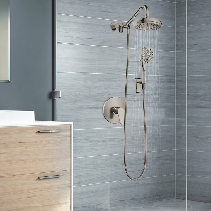 PULSE ShowerSpas Oasis Brushed Nickel Shower System (1053-BN)