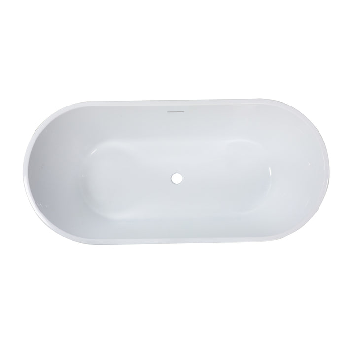 PULSE Tubs White Freestanding Tub (PT-1003-150)