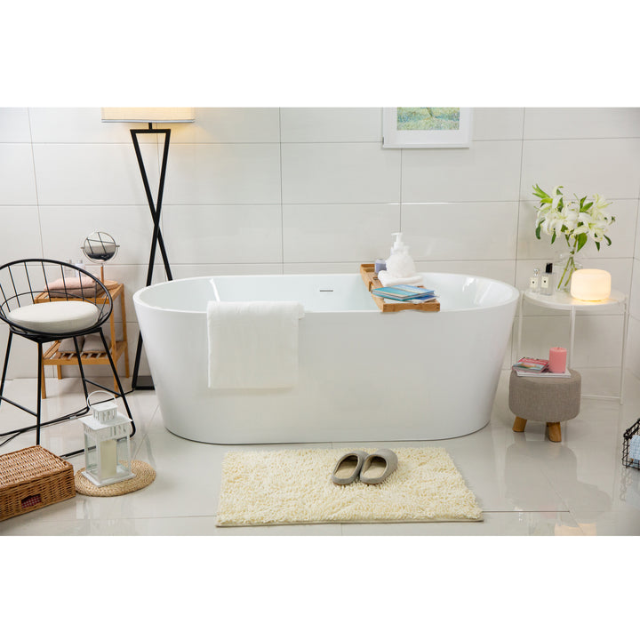 PULSE Tubs White Freestanding Tub (PT-1003-150)