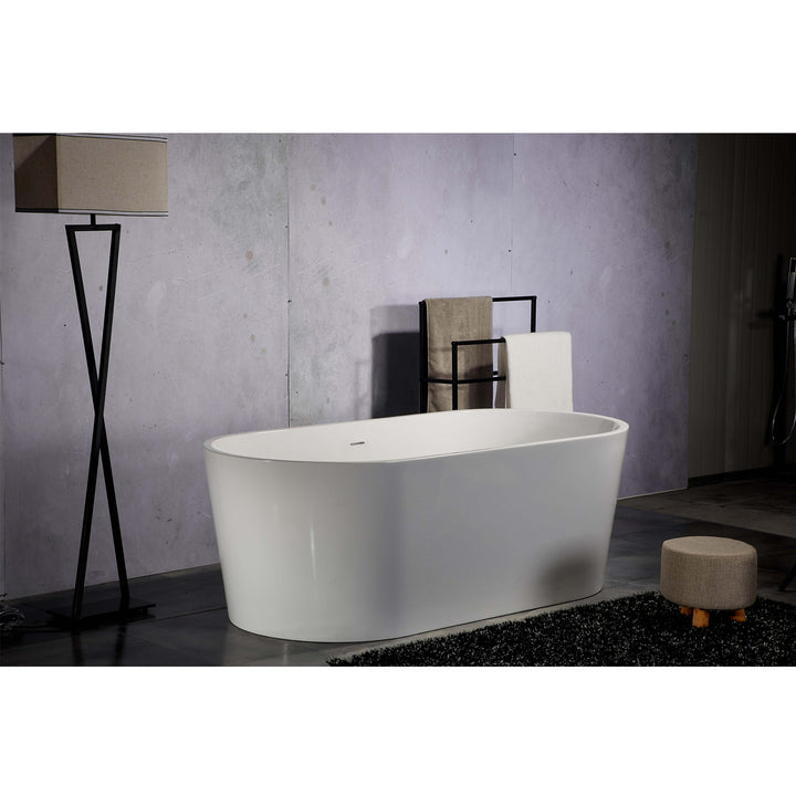 PULSE Tubs White Freestanding Tub (PT-1003-150)