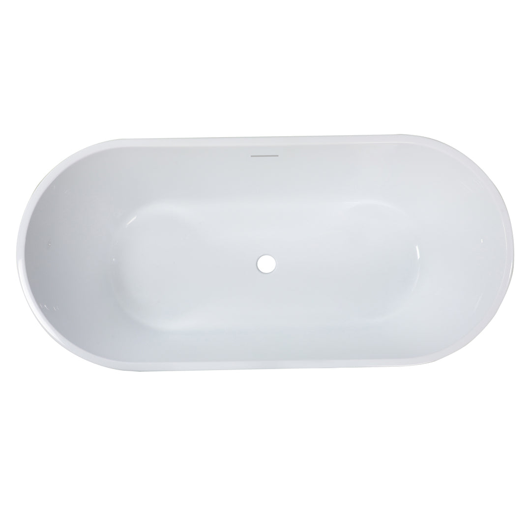 PULSE Tubs White Freestanding Tub (PT-1003)