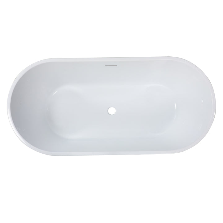 PULSE Tubs White Freestanding Tub (PT-1003)