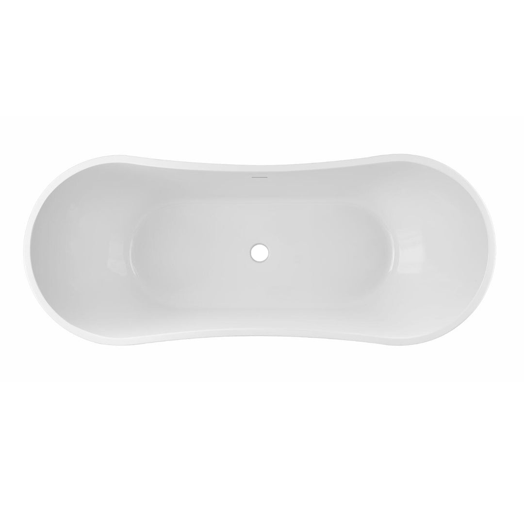 PULSE Tubs White Freestanding Tub (PT-1006)