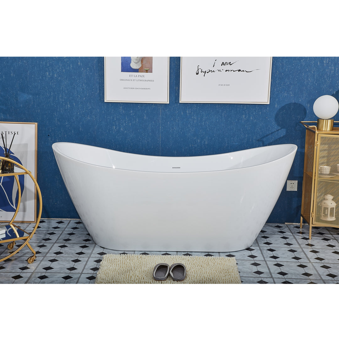 PULSE Tubs White Freestanding Tub (PT-1006)