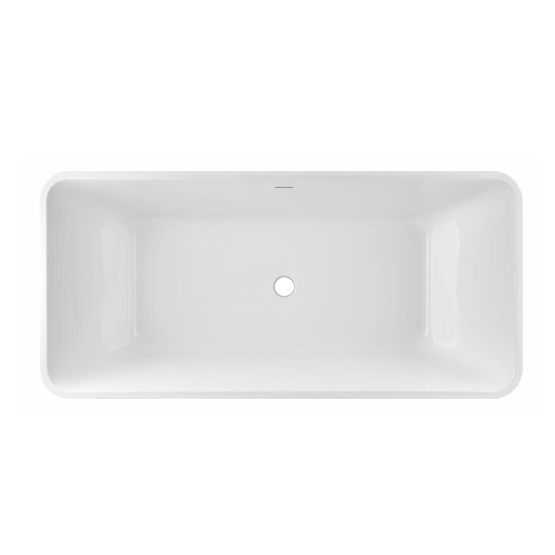 PULSE Tubs White Freestanding Tub (PT-1043-150)