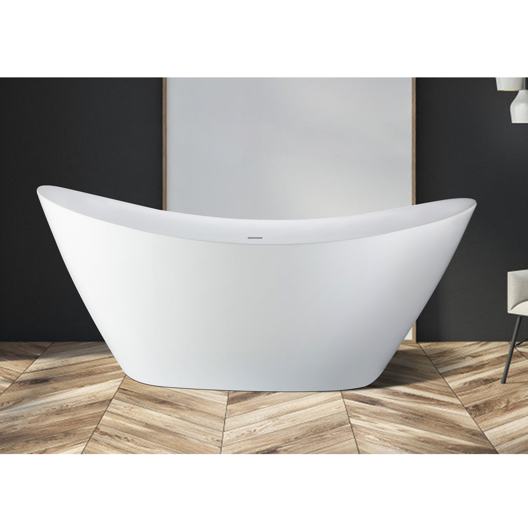 PULSE Tubs White Freestanding Tub (PT-1051)