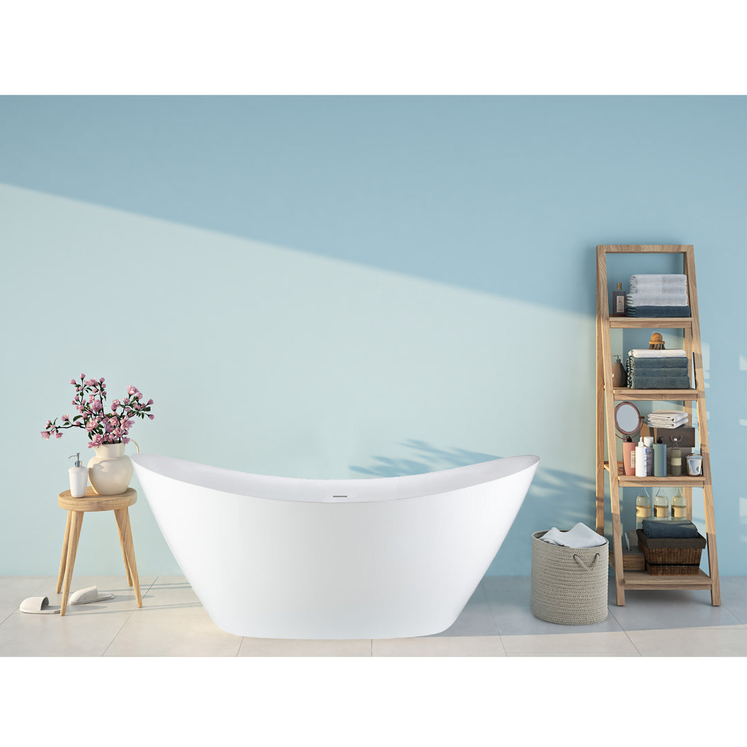 PULSE Tubs White Freestanding Tub (PT-1051)