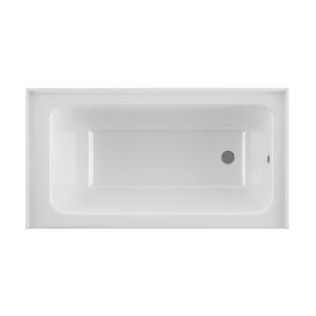 PULSE Tubs White Alcove Tub (PT-2001R-30)