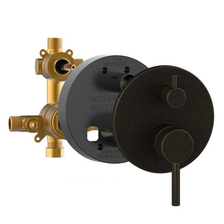 PULSE ShowerSpas Combo Shower System in Oil-Rubbed Bronze (3006-ORB-1.8GPM)