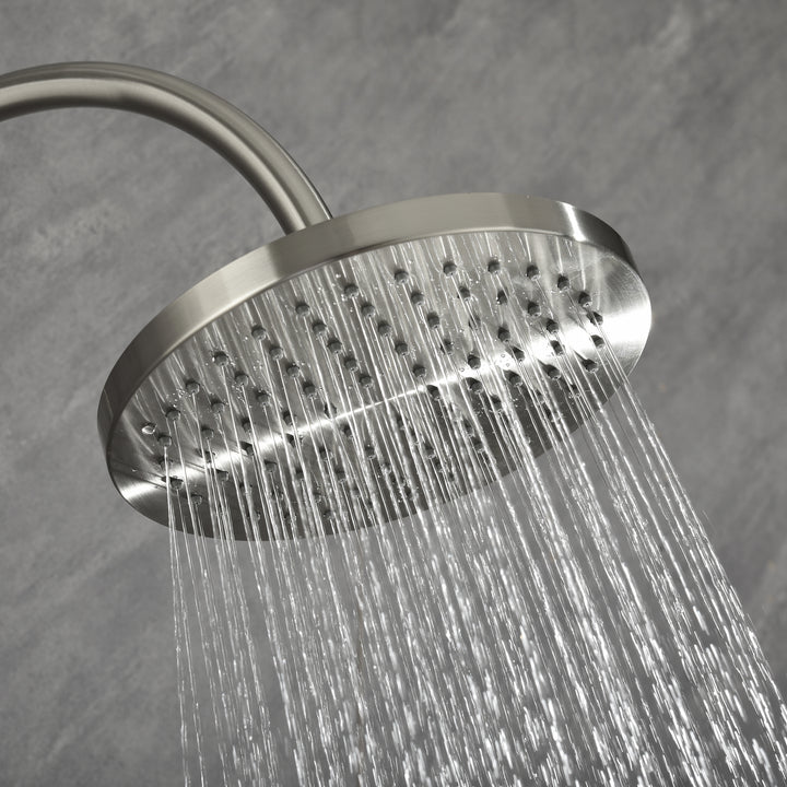 PULSE ShowerSpas Riviera Brushed Nickel Shower System (7001-BN)