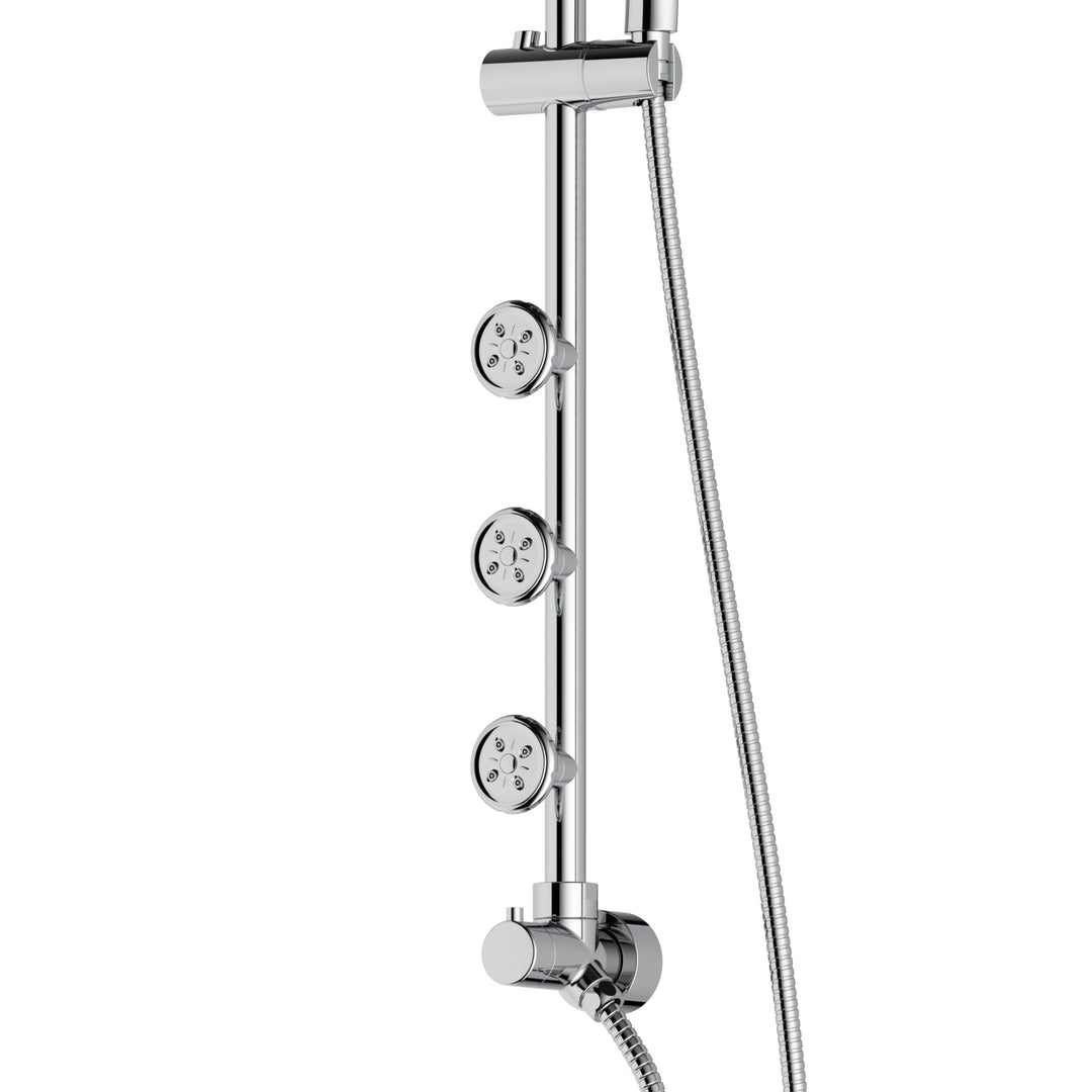 PULSE ShowerSpas Riviera Chrome Shower System (7001-CH)