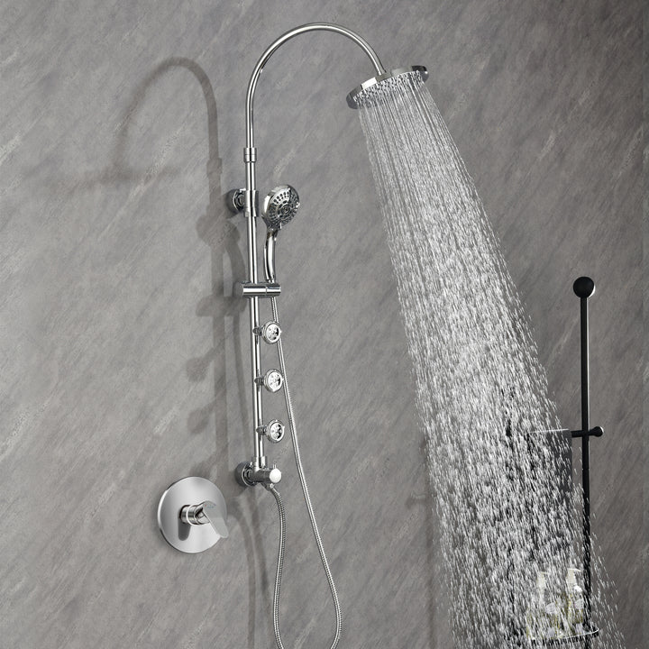 PULSE ShowerSpas Riviera Chrome Shower System (7001-CH)