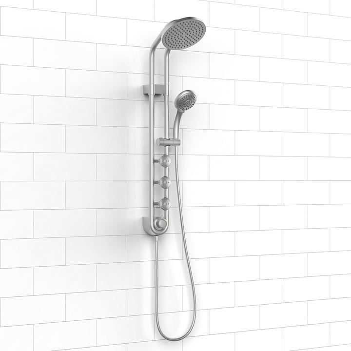 PULSE ShowerSpas Saturn Chrome Shower System (1058-CH)