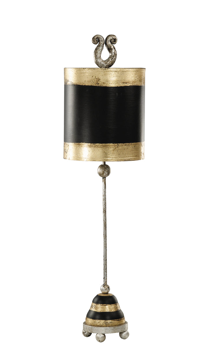 Phoenician Black & Gold Vintage Inspired Accent Table Lamp By Lucas McKearn (TA1023)