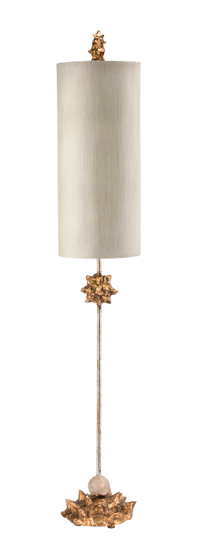 Lucas McKearn Nettle Tall Large Buffet Table Lamp Distressed Gold by Lucas Mckearn (TA1024)