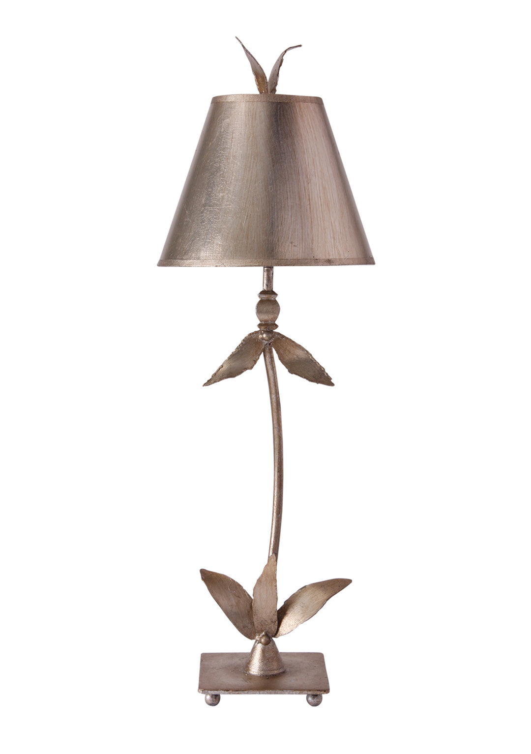 Red Bell Silver Buffet Table Lamp (TA1210)