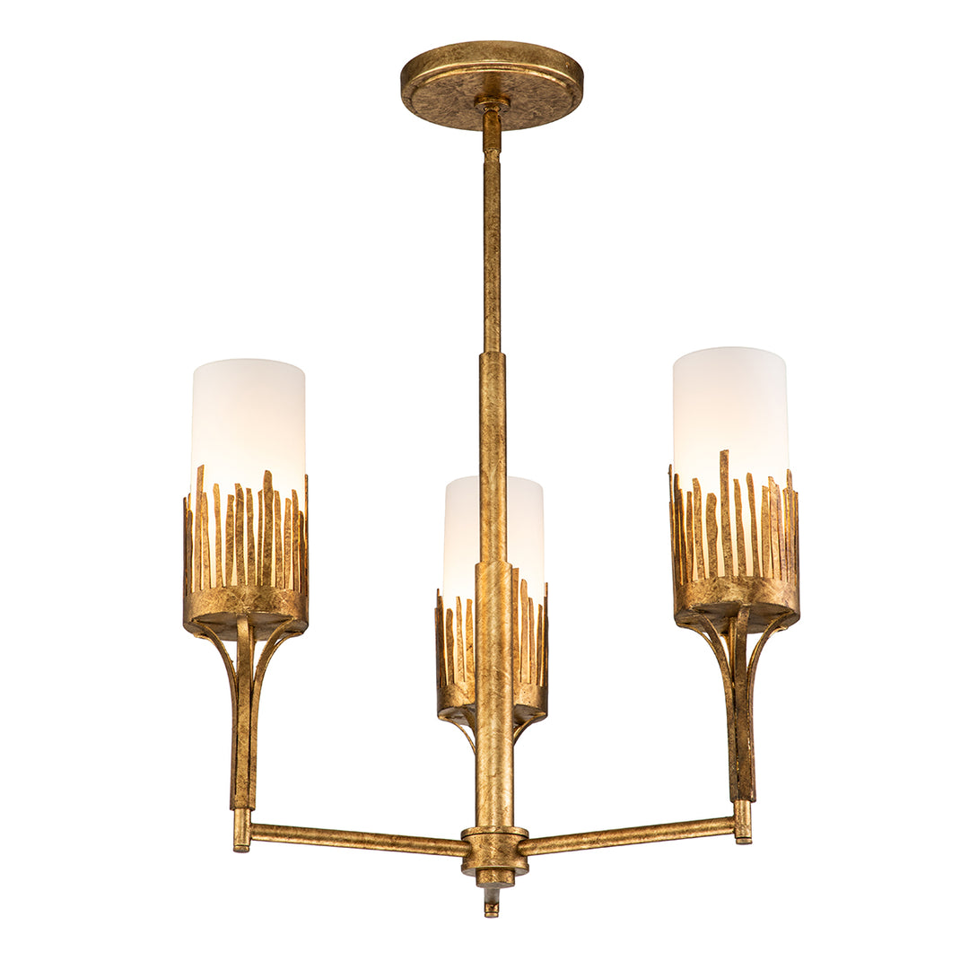 Sawgrass 3 Lt Chandelier in Gold (CH20319G-3)