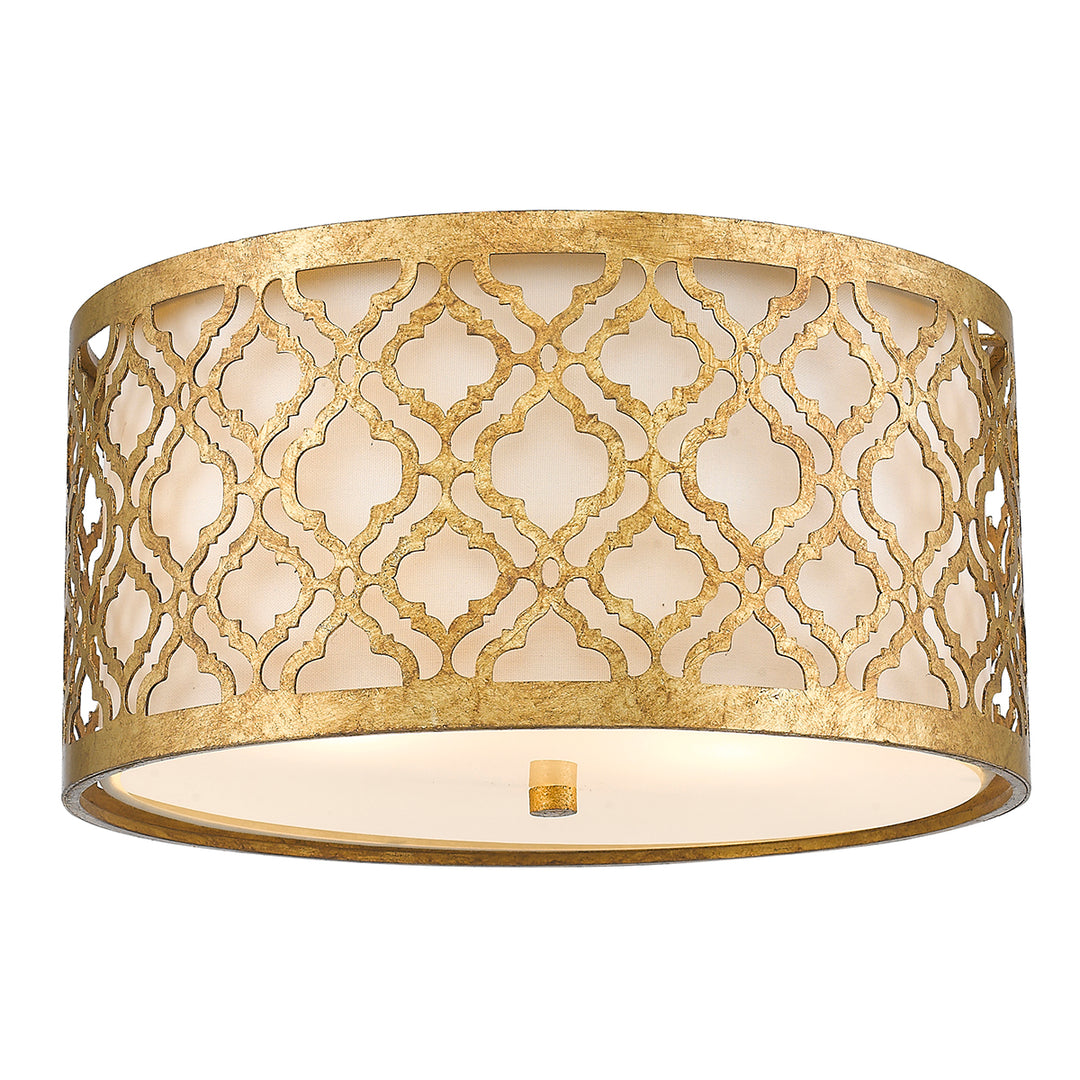 Antiqued Gold Arabella Ceiling Flush mount ceiling Lighting Fixture (GN/ARABELLA/F)