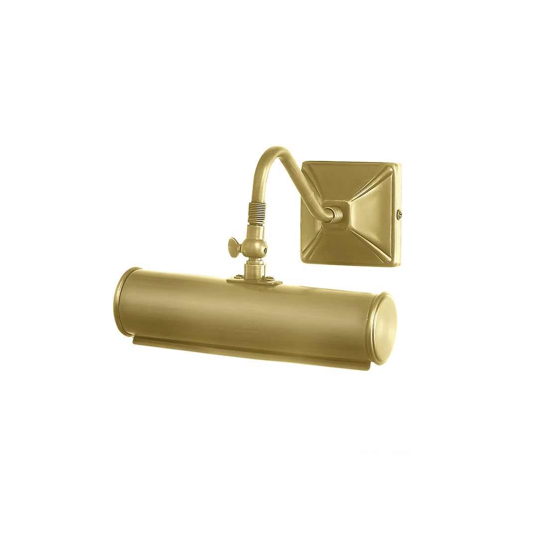 Leo 1 Light Small Picture Light in Aged Brass (PL1-10 BB)