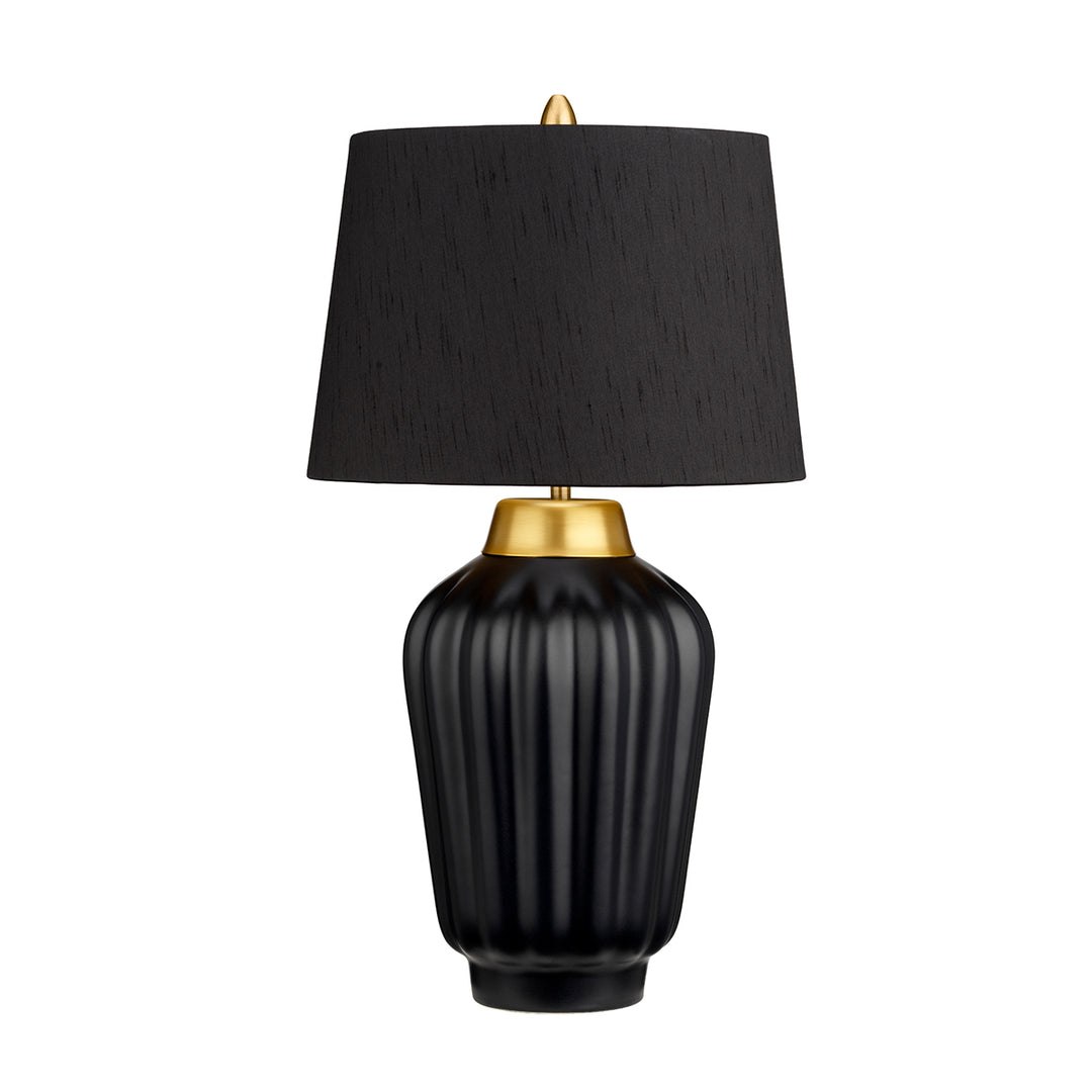 Bexley Table Lamp in Black and Brushed Brass (QN-BEXLEY-TL-BKBB)