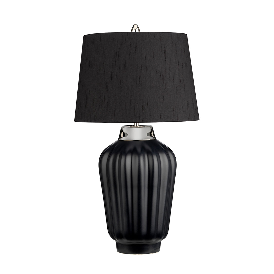 Bexley Table Lamp in Black and Polished Nickel (QN-BEXLEY-TL-BKPN)