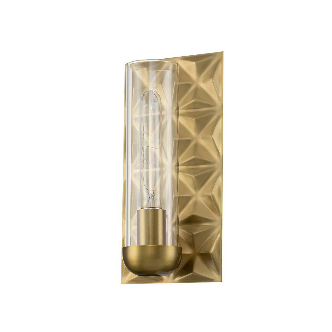 Alpha 1 Light Sconce in Aged Brass (SC10503AGB-1)