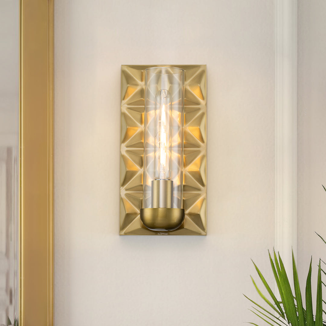 Alpha 1 Light Sconce in Aged Brass (SC10503AGB-1)