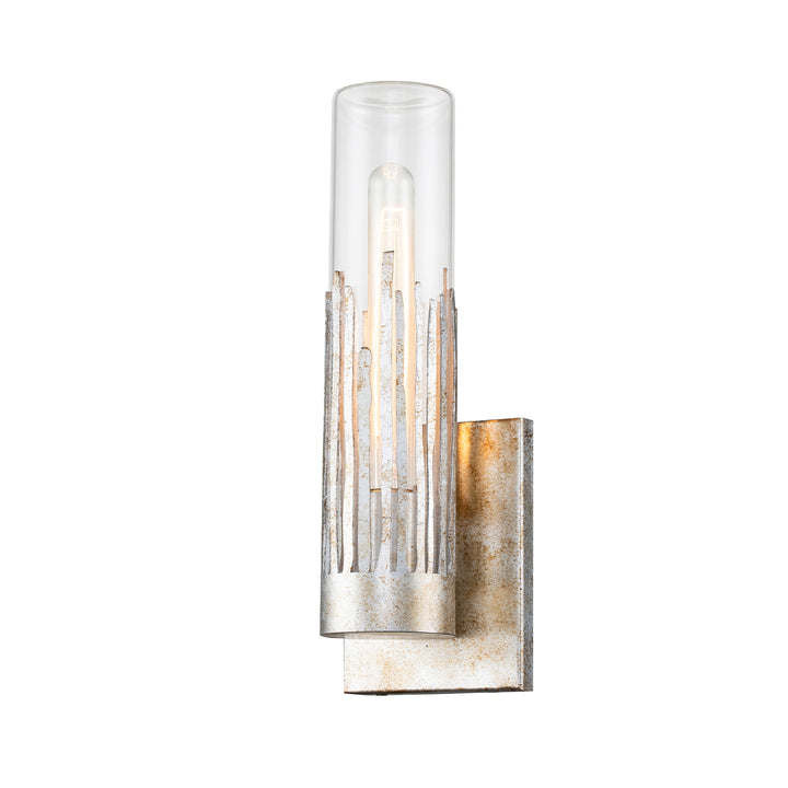 Julia 1 Light Sconce in Silver Leaf (SC10504S-1)