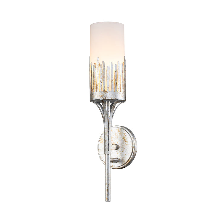 Manor 1 Light Sconce in Silver Leaf (SC10508S-1)