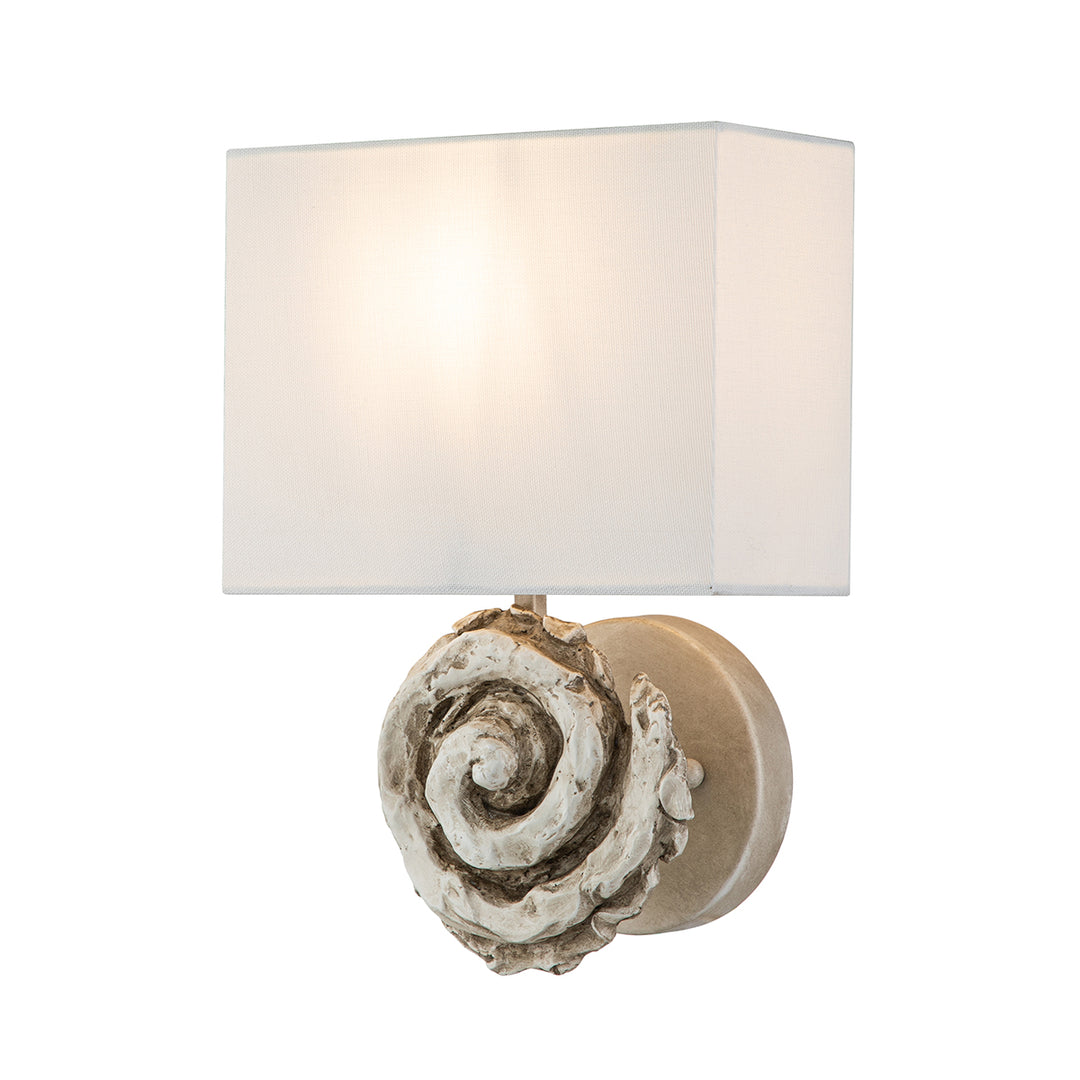 Swirl Large Sconce in Bone (SC1163B-1)