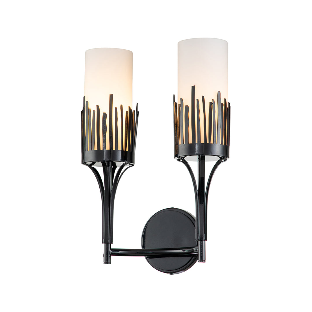 Sawgrass 2 Lt Sconce in Black (SC20319BLK-2)