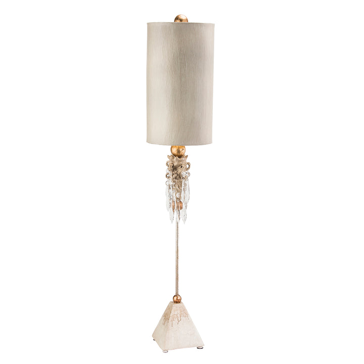 Madison Tall Buffet Table Lamp with Crystal in Gold and Silver (TA1004)