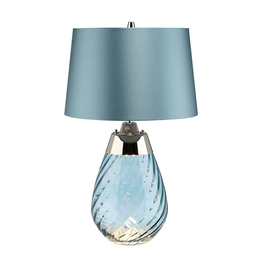 Small Lena Table Lamp in Blue with Blue Shade (TLG3025S)