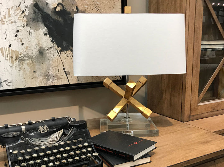 Jackson Square Geometric Accent Table Lamp in Gold (TLW-1008)