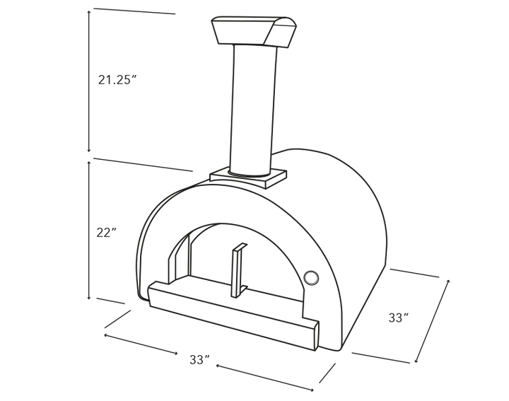 Cru Pro 60 Wood Fired Pizza Oven