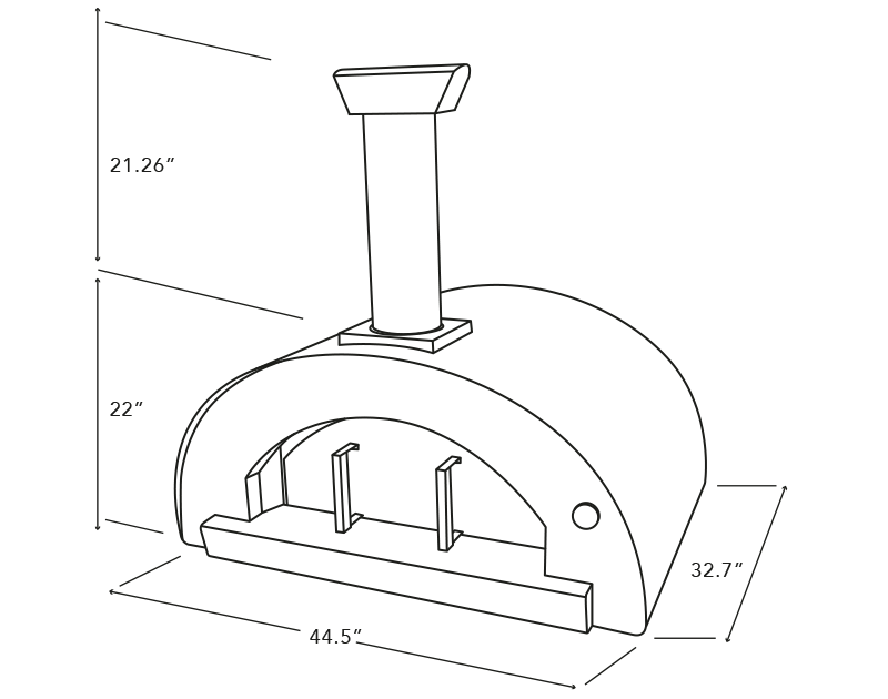 Cru Pro 90 Wood Fired Pizza Oven